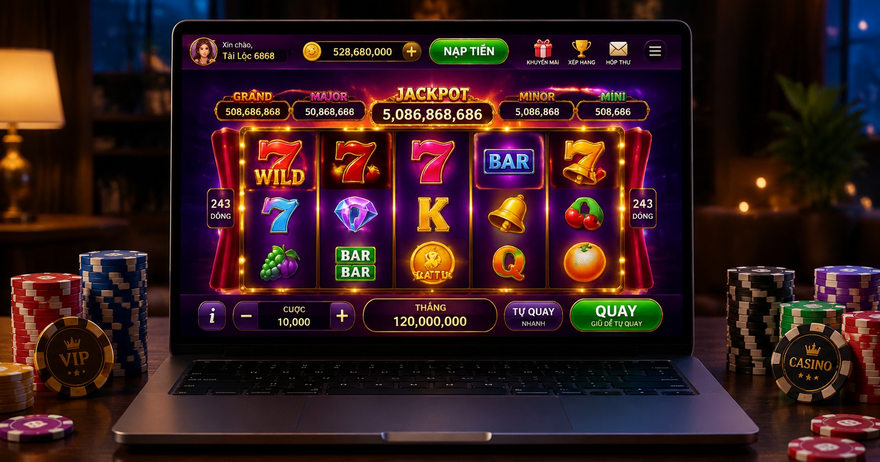 Free Spin Casino: Trải Nghiệm Quay Hũ Miễn Phí Hấp Dẫn - image 1